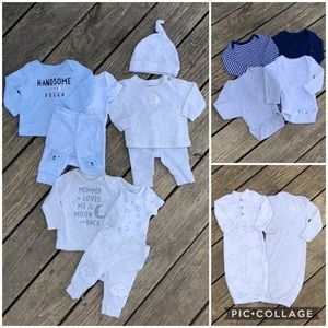 Baby Boy Newborn Lot